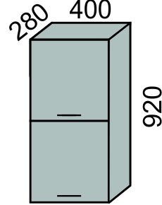 Шкаф горизонтальный 400х920мм (1)